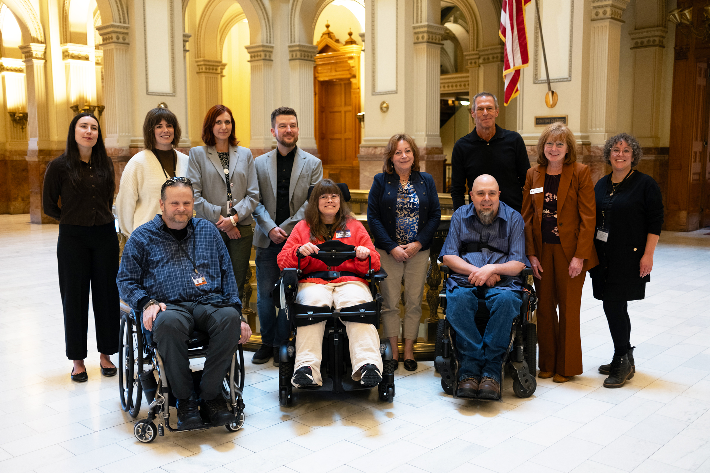NDEAM group photo at the lobby